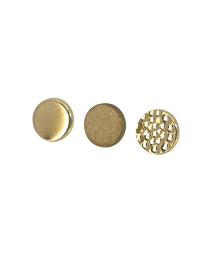 Threaded Disk End - Gold