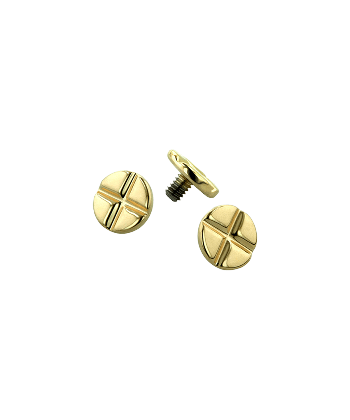 Threadless Disk End-Philips - Gold