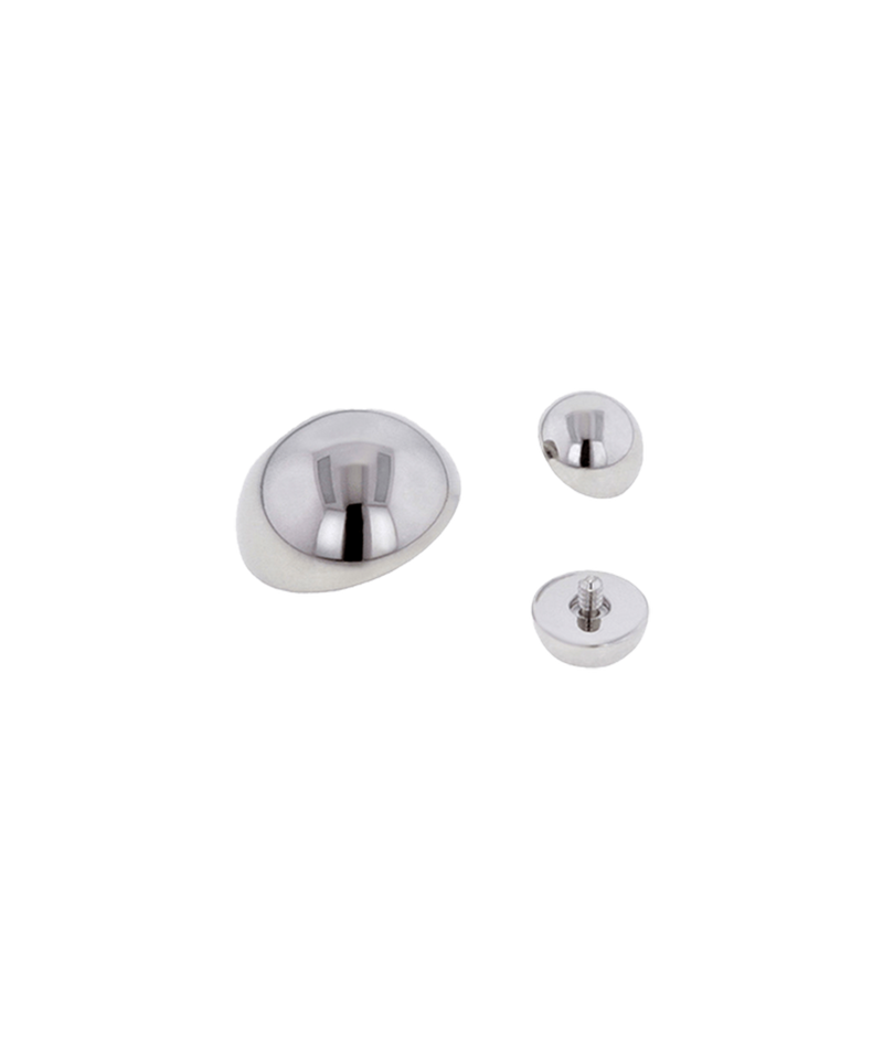 Dome End - Titanium - Overstock