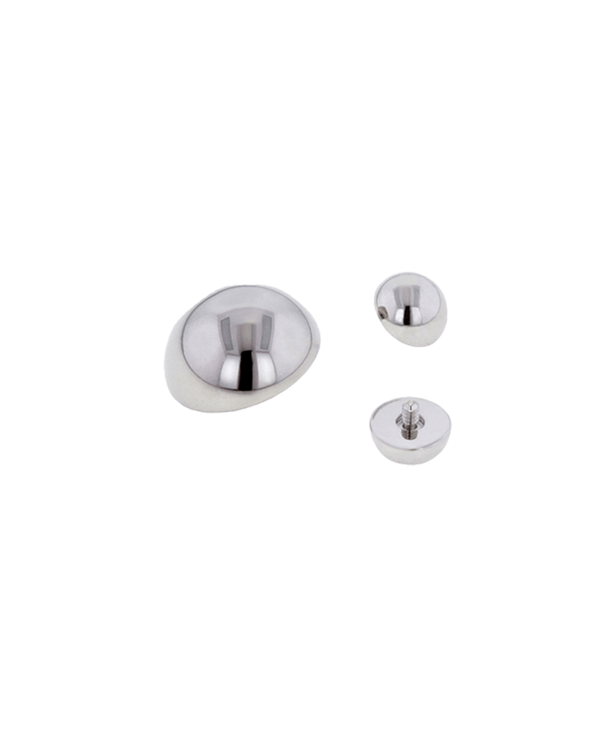 Dome End - Titanium - Overstock