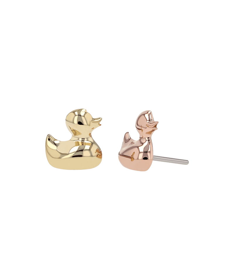 Ducky End - 18K Yellow Gold - Threaded