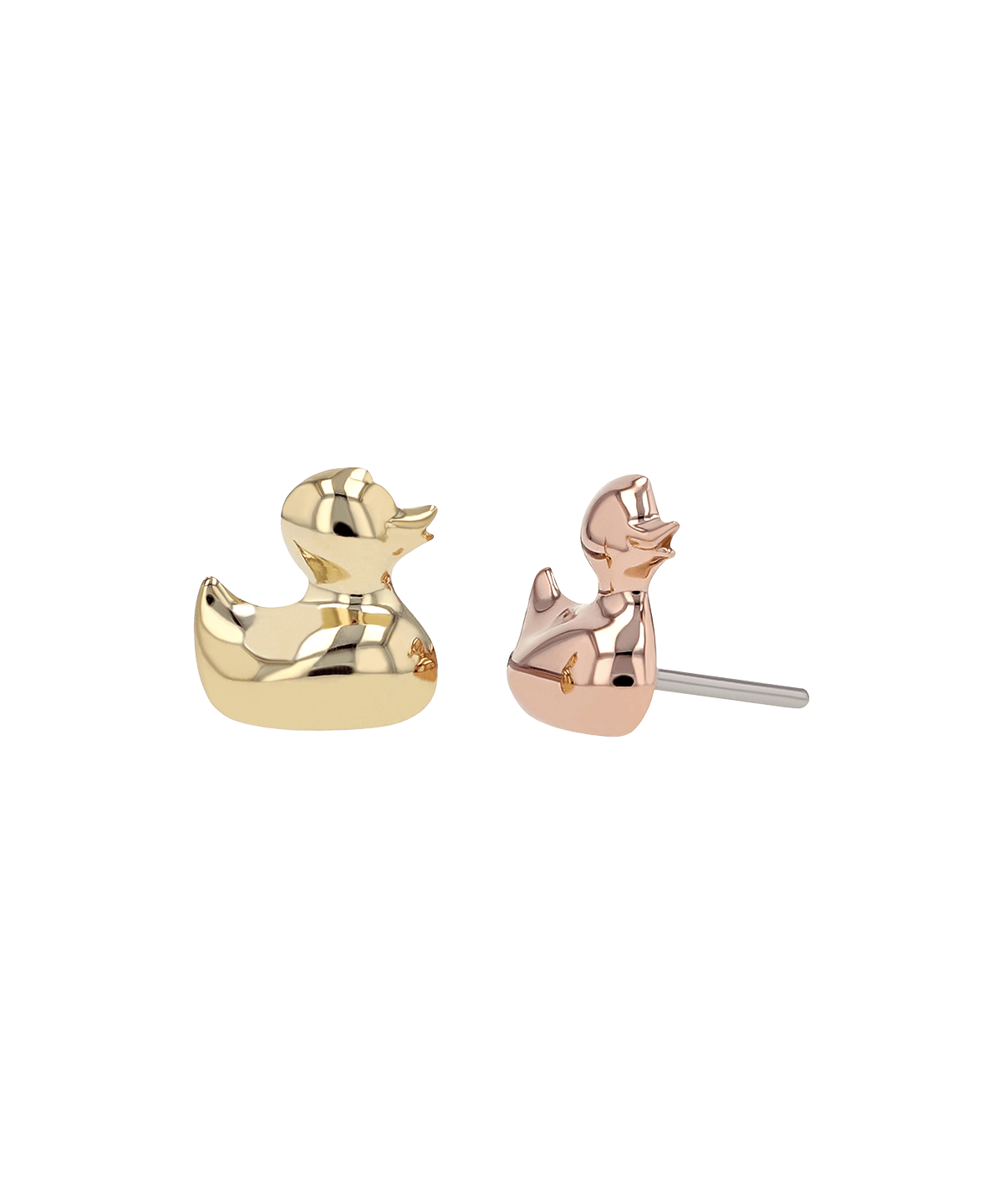 Ducky End - 18K Yellow Gold - Threadless