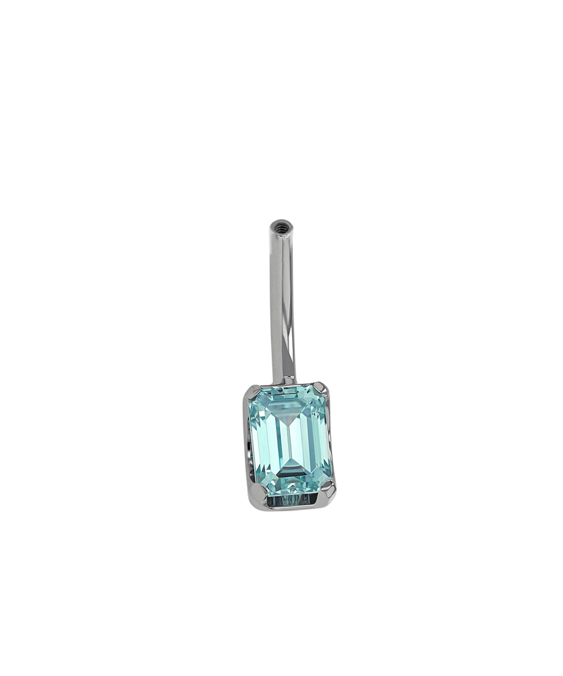 Threaded Emerald Navel Curve Base