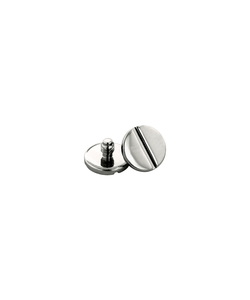 Threadless Disk End-Flathead - Stainless Steel & Titanium