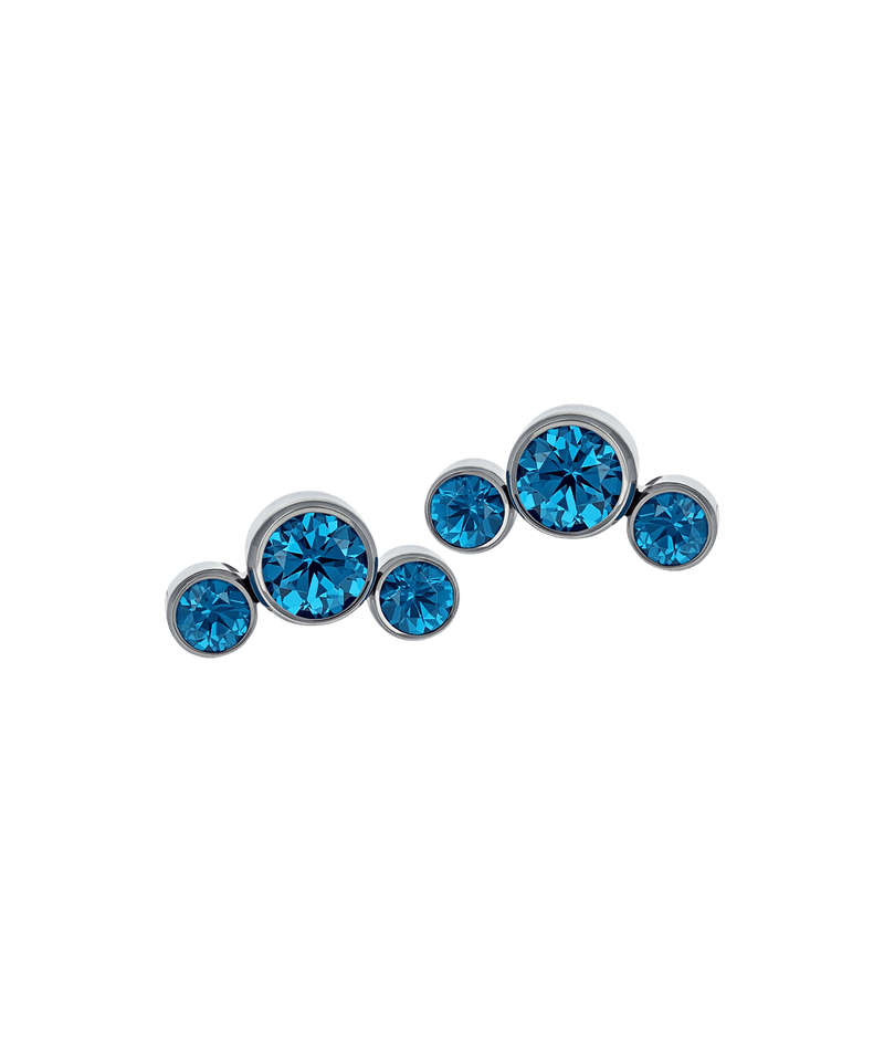 Arc Cluster - 3 Gem - Threadless