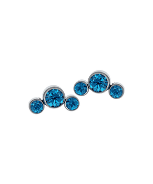 Arc Cluster - 3 Gem - Threadless