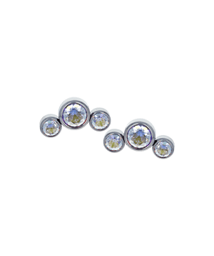 Arc Cluster - 3 Gem - Threadless