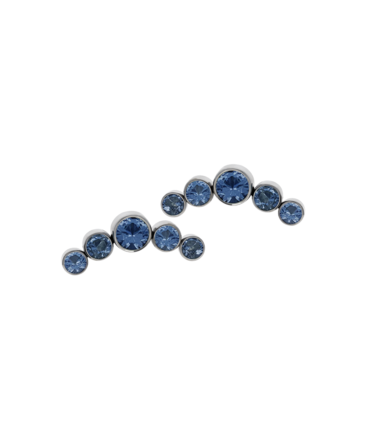 Threaded Arc Cluster - 5 Gem