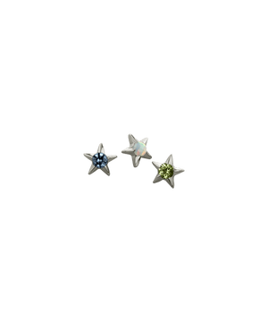 Threaded 16g Gemmed Star End