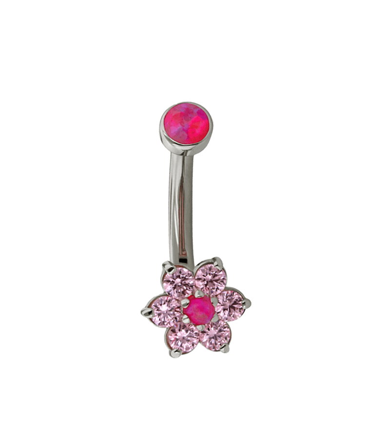 Threaded Flower J Navel Curve