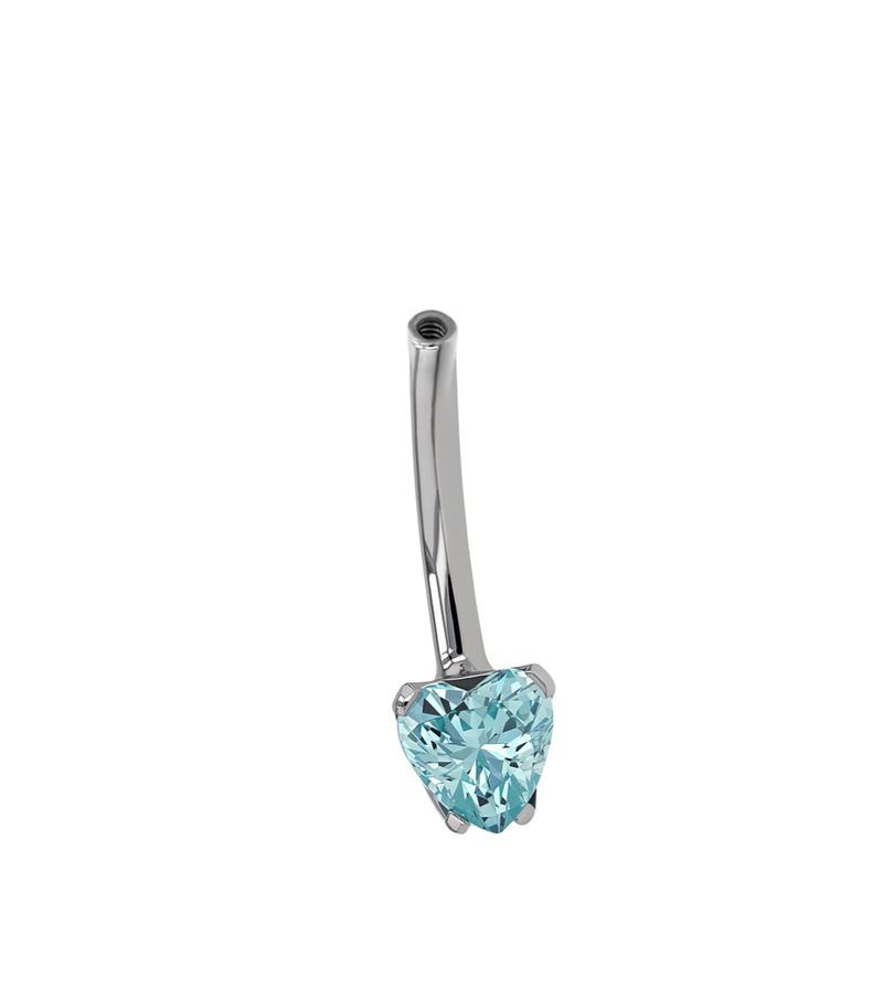 Threaded Heart Navel Curve Base
