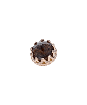 King End-Cabochon - 18K Rose Gold