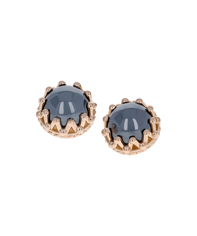 King End-Cabochon - 18K Rose Gold