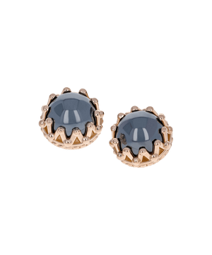Threaded King End-Cabochon