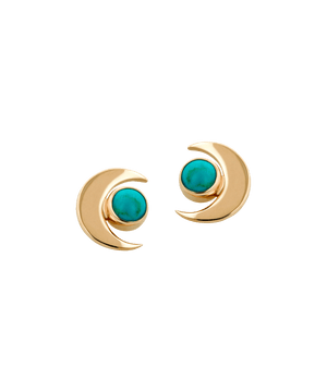 Threaded Moon End With Gem