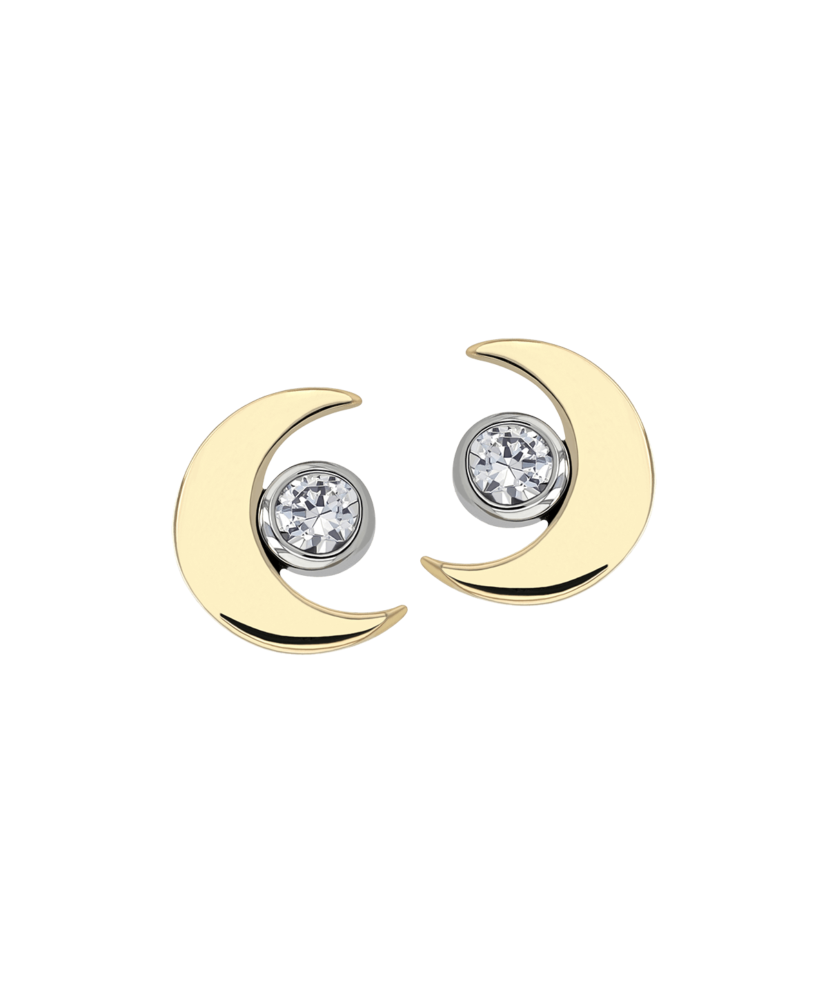 Threaded Moon End With Gem