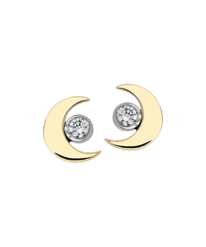 Threaded Moon End With Gem