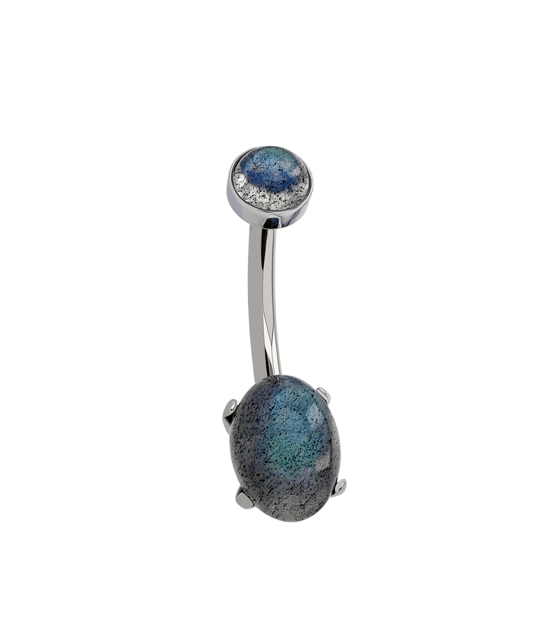 Threaded Oval Navel Curve