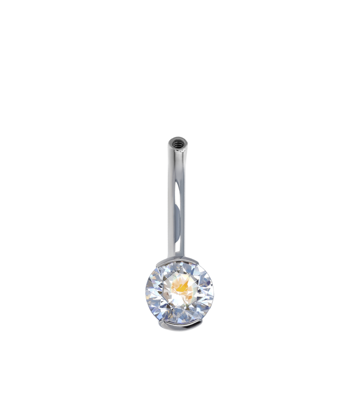 14g-Partial Bezel Navel Curve Base