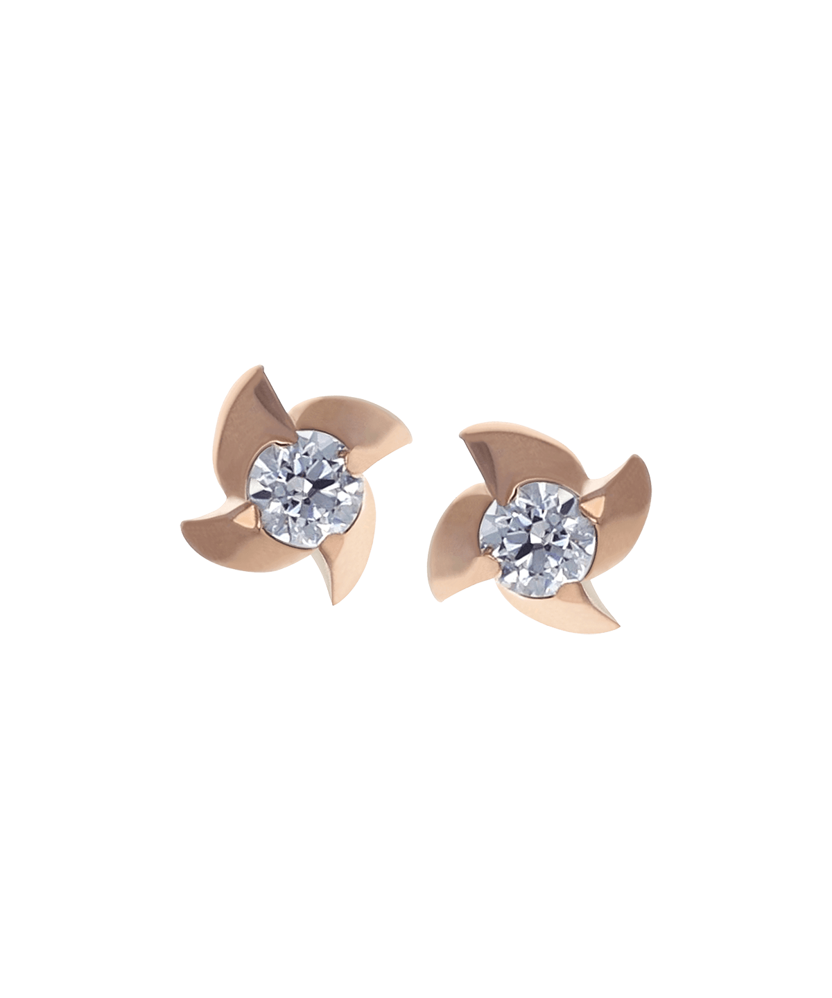Threadless Right Pinwheel End - 4 Blade