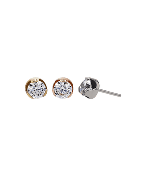 Threaded Prong Set Gem End-Faceted