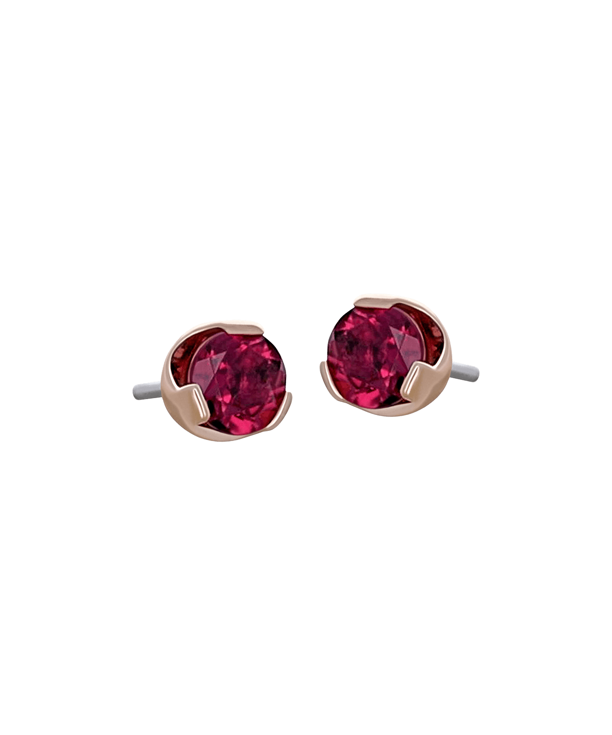Threaded Prong Set Gem End-Faceted