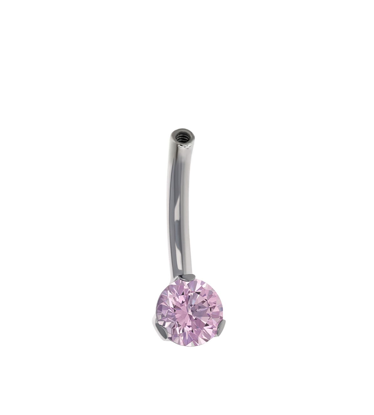 10g Prong Navel Curve Base