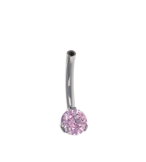 14g Prong Navel Curve Base