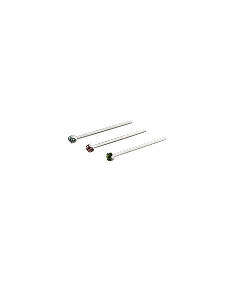 Threadless Prong-Set Nostril Screw