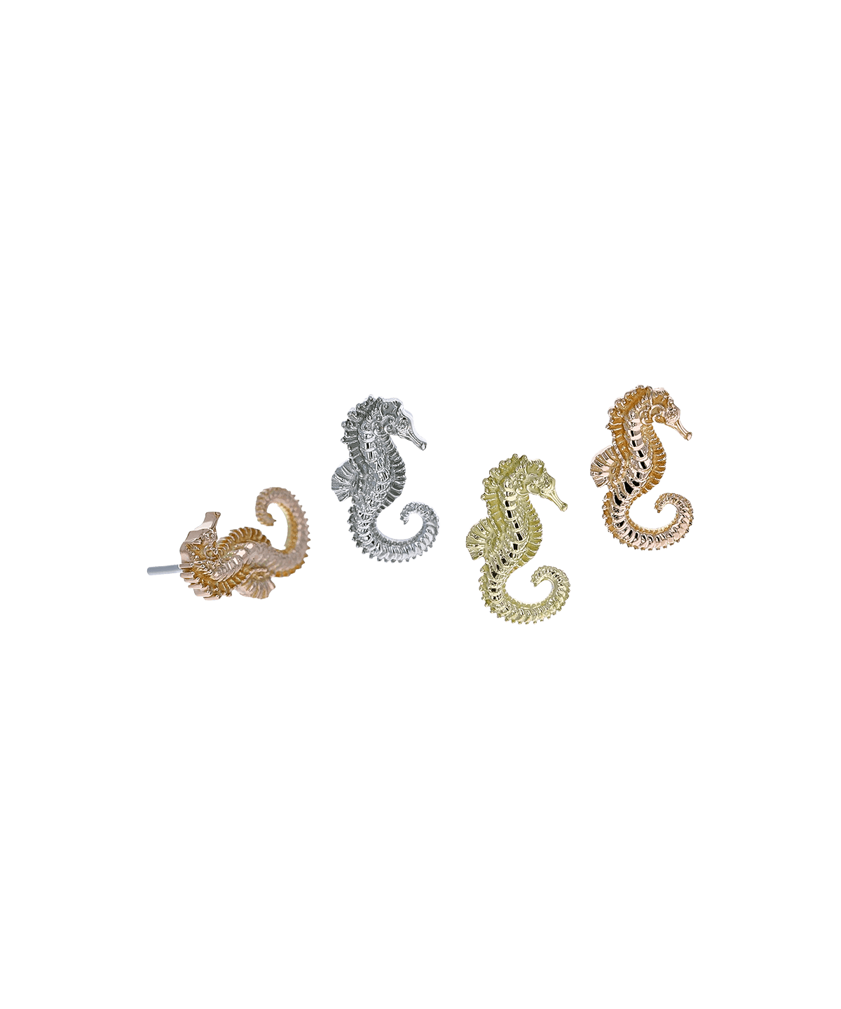 Seahorse End - 18K Yellow Gold