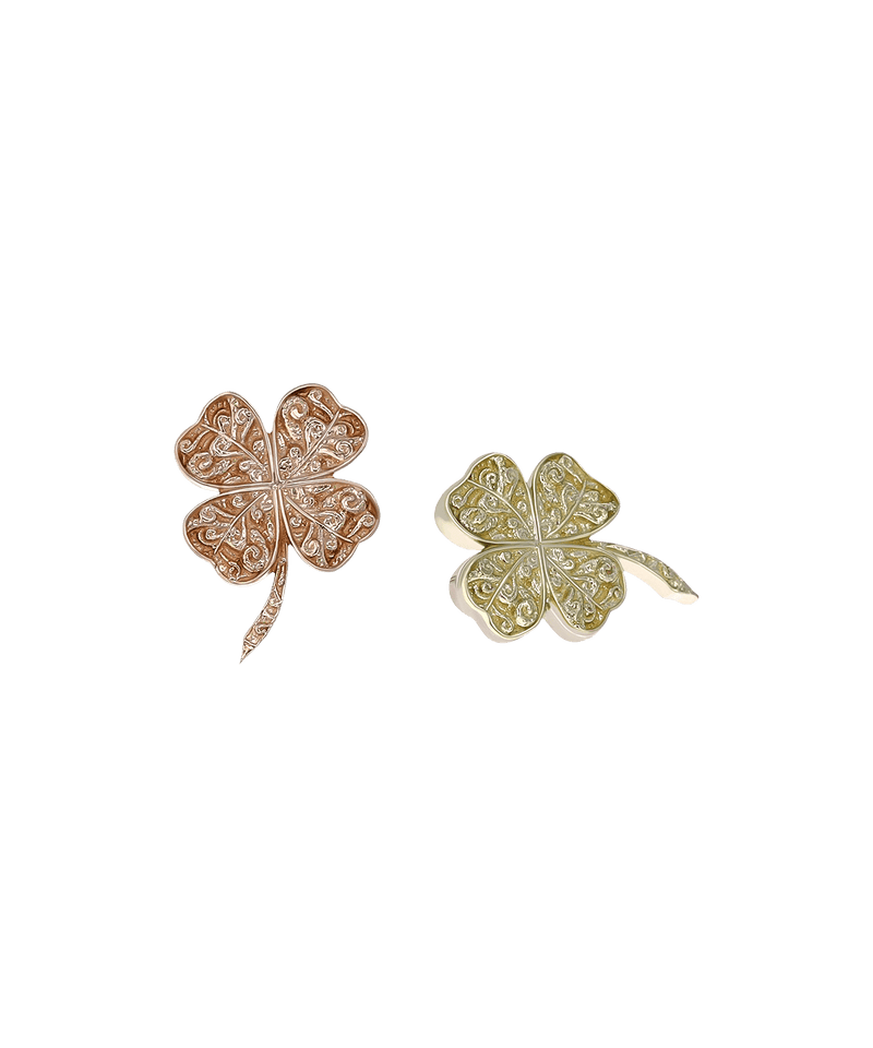 Shamrock End - 18K Yellow Gold