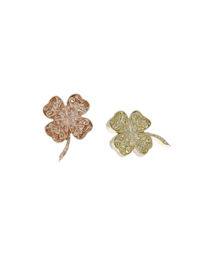 Shamrock End - 18K Rose Gold