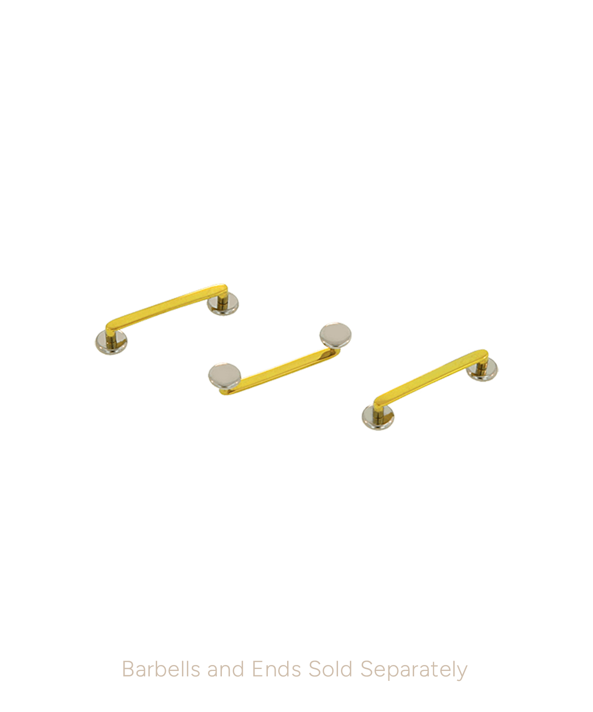 Flat Surface Barbell - Titanium - Overstock
