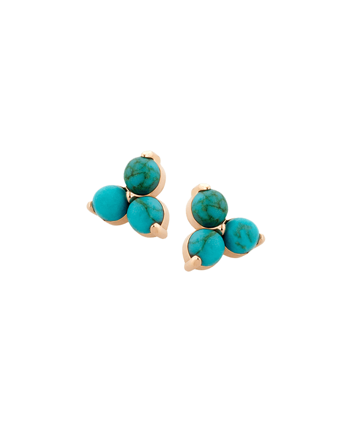 Threaded Cabochon Trio End