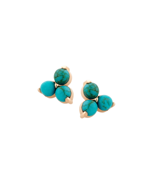 Earring Cabochon Trio End