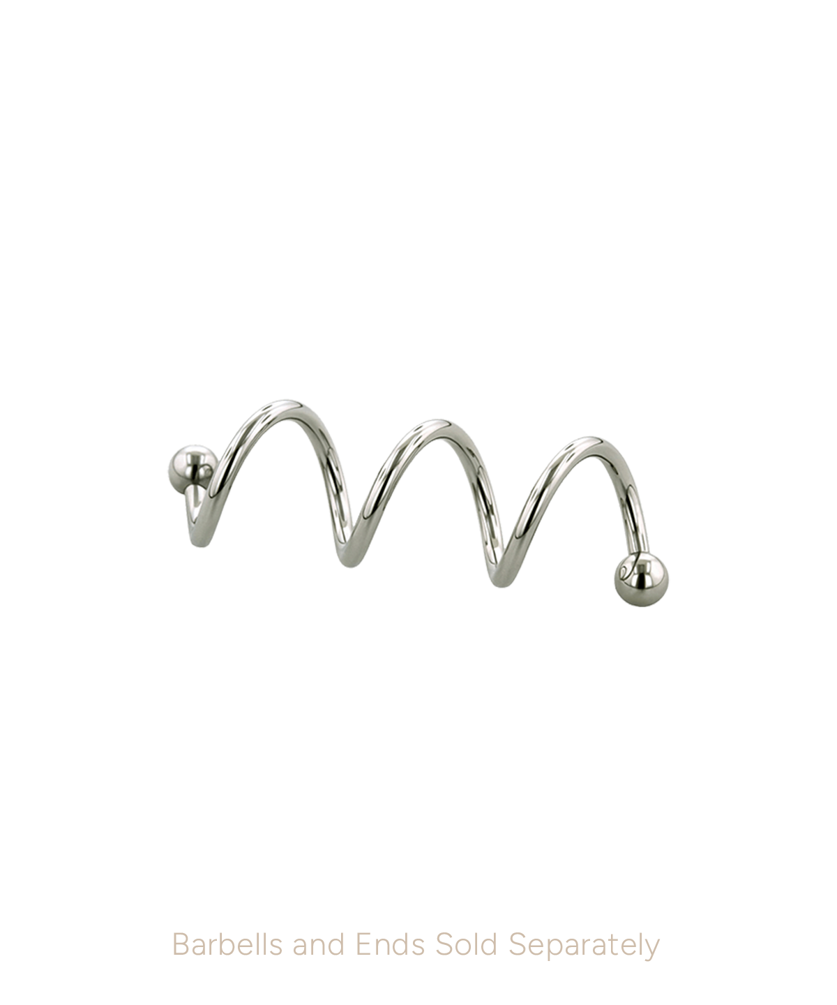 Twister Barbell - Niobium - Threaded