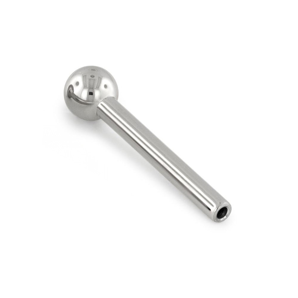 Threadless Titanium One-Piece Barbell