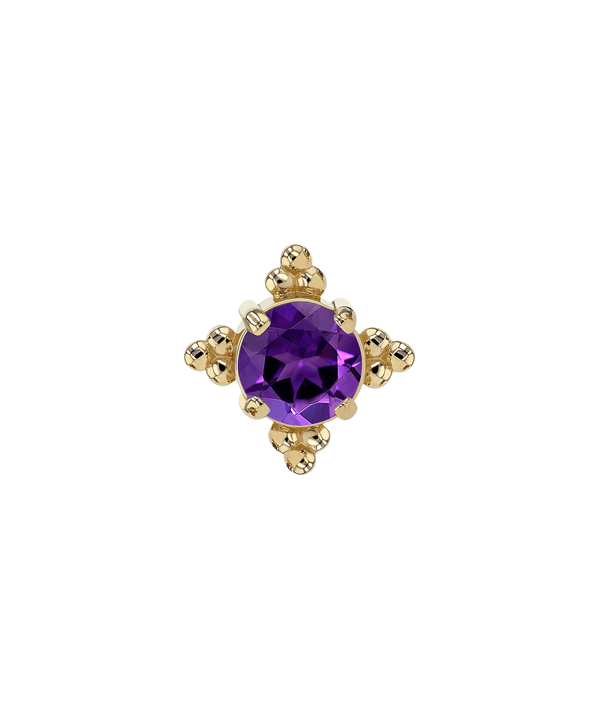 Earring Zia End-Faceted