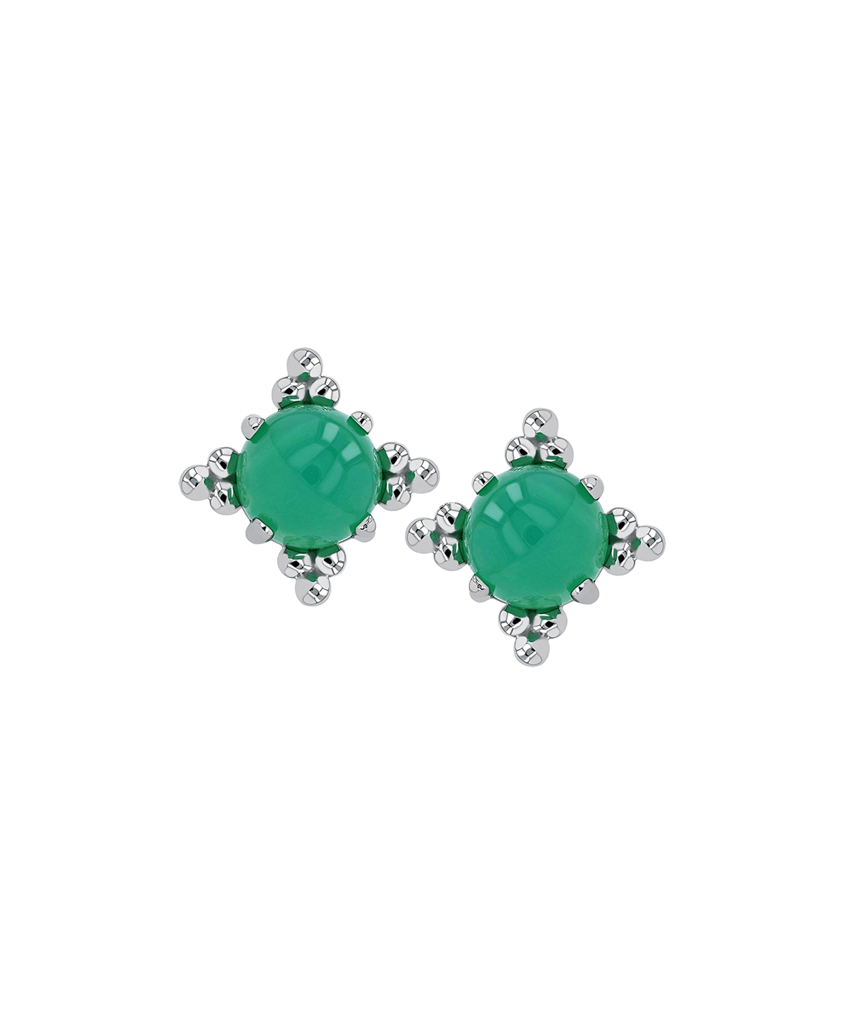 Threaded Zia End - Cabochon